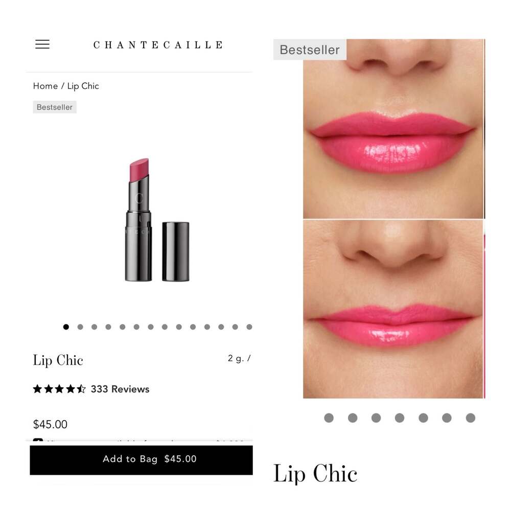 Chantecaille Lip Chic Lipstick in Gypsy Rose. NIB! MSRP $45